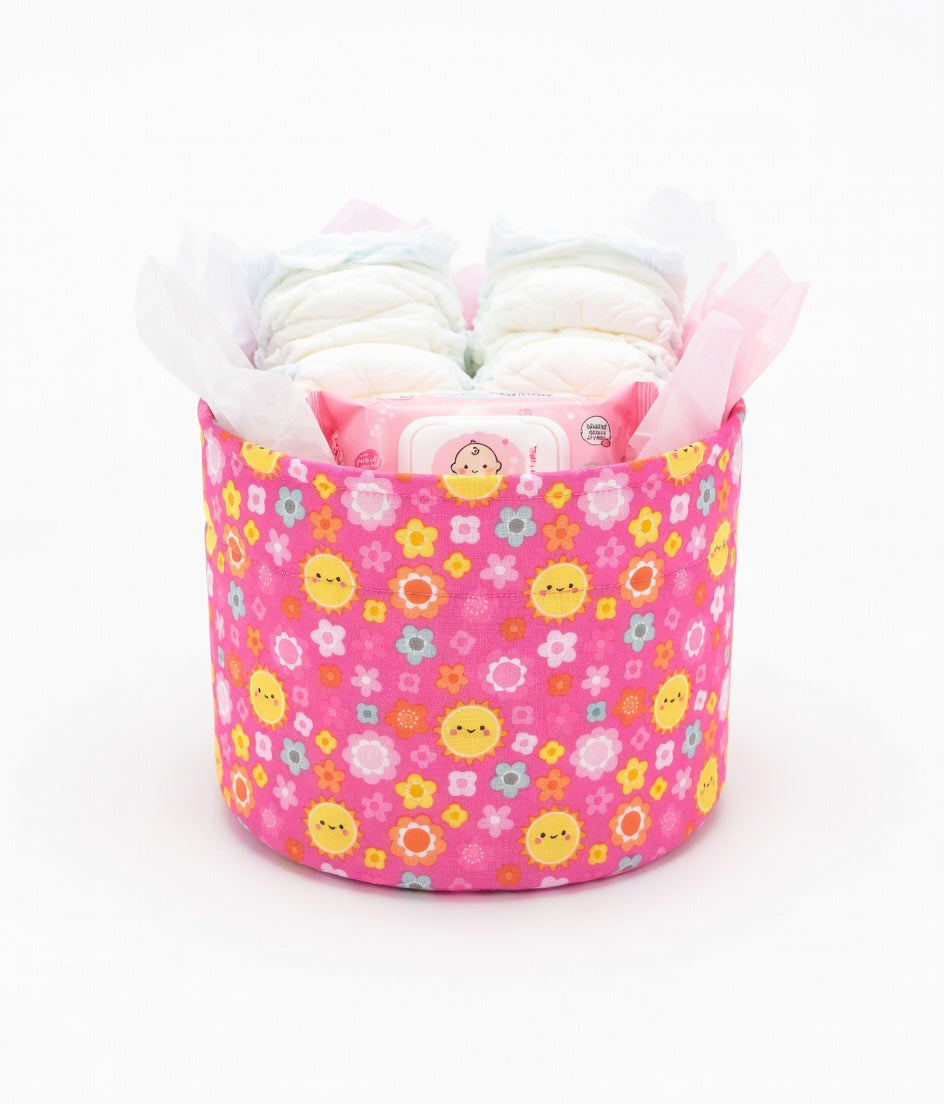 Quilted Gift Basket - Small