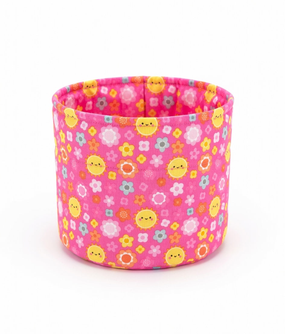 Quilted Gift Basket - Small